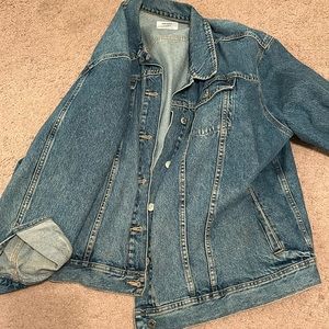 Over sized jean jacket